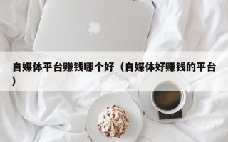 自媒体平台赚钱哪个好（自媒体好赚钱的平台）