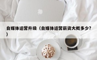 自媒体运营升级（自媒体运营薪资大概多少?）